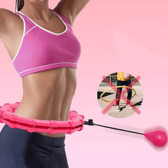 Fitness Ring Adjustable Sport Hoops Abdominal Powder Inside Thin Waist Exercise Detachable Massage Fitness Hoops Gym Home Training Weight Loss US - ProTrendyz