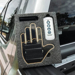 Funny New LED Illuminated Gesture Light Car Finger Light With Remote Road Rage Signs Middle Finger Gesture Light Hand Lamp - ProTrendyz