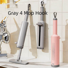 Rotatable Self-Squeeze Mini Mop With Crevice Brush Hand Wash-Free Flat Squeeze Mop With 2 Reusable Microfiber Pads, Microfiber Mop For Wet Dry Use Self Wringing Flat Mop For Floor Cleaning - ProTrendyz