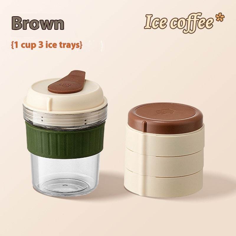 Cold Cup Portable Coffee With Ice Tray - ProTrendyz