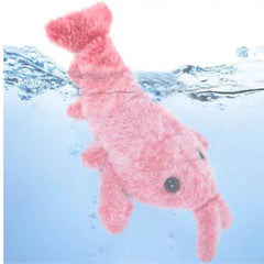 Pet Toys Electric Jumping Shrimp USB Charging Simulation Lobster Funny Cat Plush Pets Toy - ProTrendyz