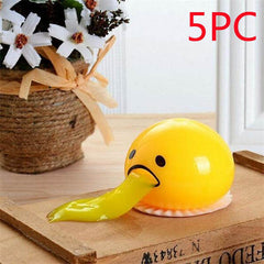 Puking Ball Brother Egg Yolk Pinch Vomit Spoof And Play Tricky Toys - ProTrendyz