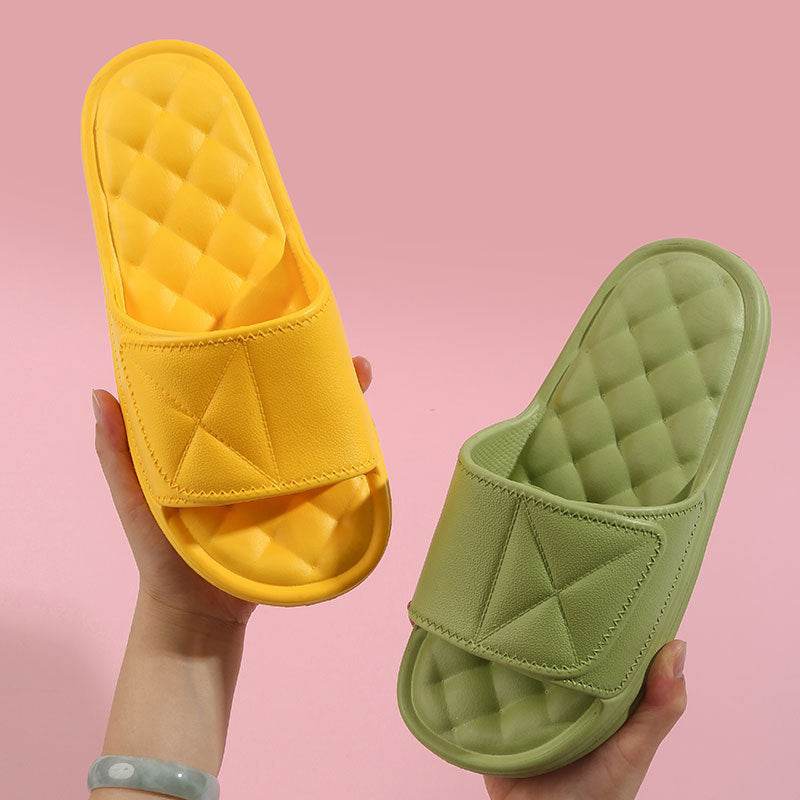 Summer Slippers Plaid Design Bathroom Slippers For Women Shoes - ProTrendyz