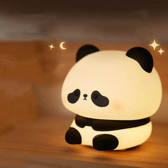 Panda Night Lights For Kids Cute Animal Silicone Timing Rechargeable Lamp Cartoon Panda Bedroom Decoration Kids Boys Girls Gift - ProTrendyz