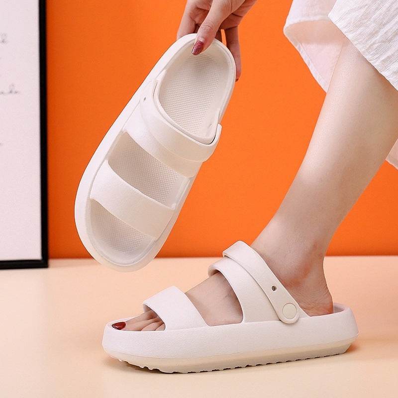 Adjustable Shoes For Women Men Sandals 3cm Thick Bottom Slippers Outdoor - ProTrendyz