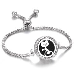 2024 New Kaleidoscope Aromatherapy Bracelet Perfume Essential Oil Diffuser Locket Bracelet Charms Women Aroma Diffuser Jewelry - ProTrendyz