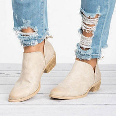 Autumn Women Shoes Retro High Heel Ankle Boots - ProTrendyz