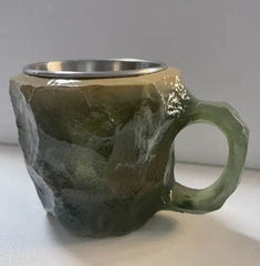400ml Resin Mineral Crystal Coffee Mugs With Handles Elegant Fake Mineral Crystal Cup For Workplace Home Decor Christmas Gift Kitchen Gadgets - ProTrendyz