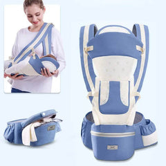 Ergonomic Baby Carrier Infant Baby Hipseat Carrier 3 In 1 Front Facing Ergonomic Kangaroo Baby Wrap Sling - ProTrendyz