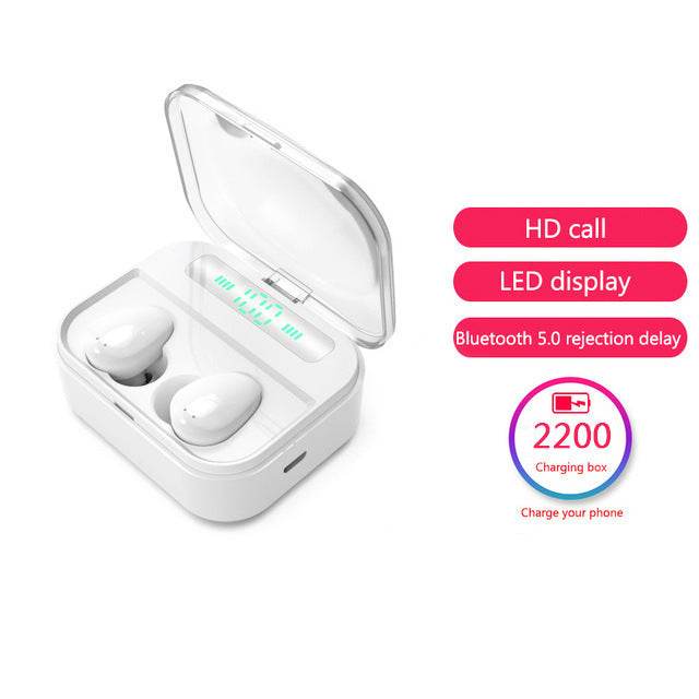 Bluetooth Earphone Stereo Headphone Wireless Earbuds Heads - ProTrendyz