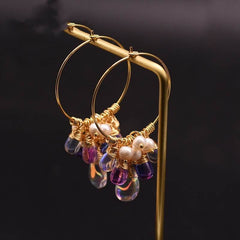 Pearl Czech crystal earrings - ProTrendyz
