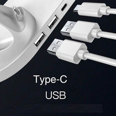Wireless Charger For IPhone Fast Charger For Phone Fast Charging Pad For Phone Watch 6 In 1 Charging Dock Station - ProTrendyz