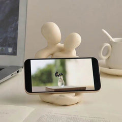 Heartwarming Loving Couple Resin Statue - A Timeless Modern Home Decor Accent For Bookshelves, Office Desks, And Nightstands Valentine's Day Gift - ProTrendyz