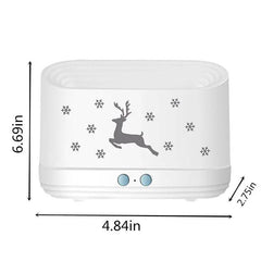 Elk Flame Humidifier Diffuser Mute Household Atmosphere Lamp Christmas Home Decorations - ProTrendyz
