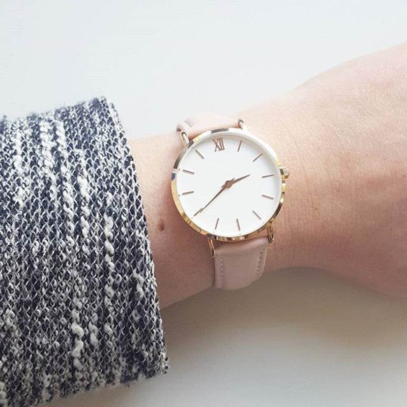 Fashion Women Watches Leather Quartz Watch for Ladies Clocks - ProTrendyz