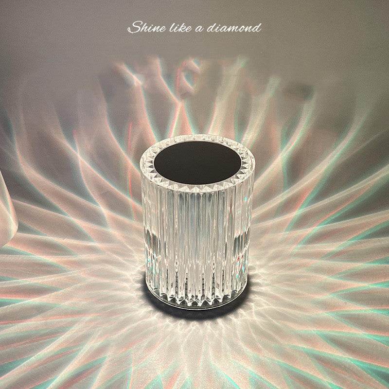 Crystal Lamp Table Lamp Atmosphere Creative Line Small Night Lamp Led Lights - ProTrendyz
