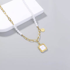 Faux Baroque Pearl Necklace - ProTrendyz