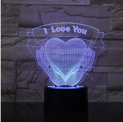 Valentines Day Gift Hands Holding Love 3D Night Light ProTrendyz