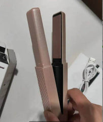 Hair Straightener Cordless Usb Hair Straightener Mini Ceramics Hair Curler 3 Constant Temperature Portable Flat Iron For Travel US - ProTrendyz