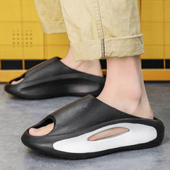 Ins Slippers Women Men Peep Toe Slipper Summer Hollow Unisex Sports Beach Shoes - ProTrendyz
