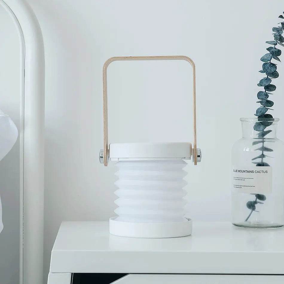Foldable Touch Dimmable Reading LED Night Light Portable Lantern Lamp USB Rechargeable For Home Decor US - ProTrendyz