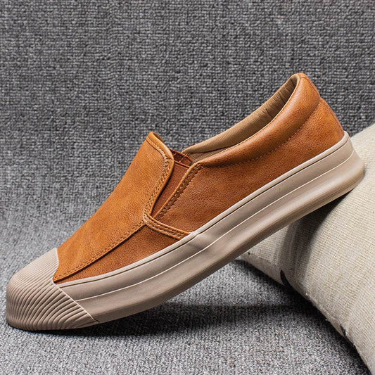Mens Casual Leather Rubber Shoes ProTrendyz