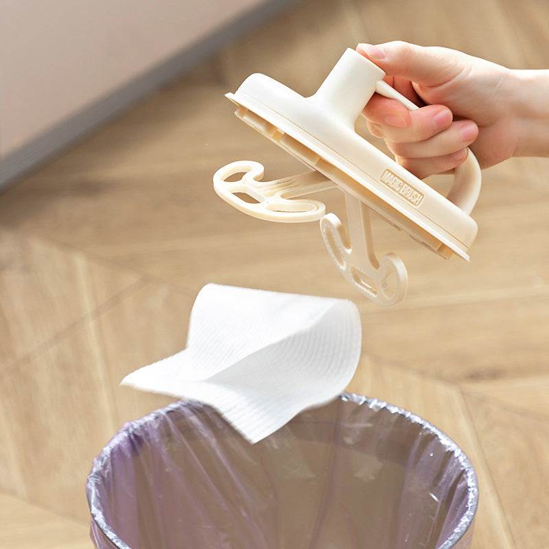 Kitchen Bathroom Toilet Cleaning Magic Brush Glass Wall Cleaning Bath Brush Handle Cleaning Rag Ceramic Window Slot Clean Brush Kitchen Gadgets - ProTrendyz