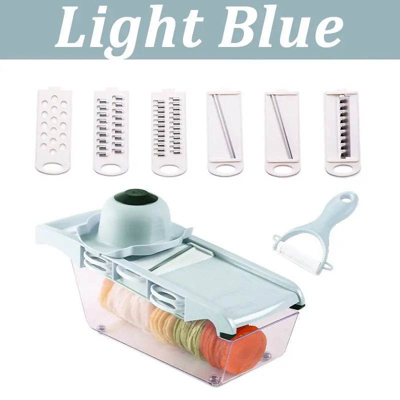 Multifunctional Vegetable Cutter Home Kitchen Slicing And Dicing Fruit Artifact - ProTrendyz