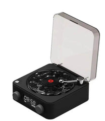 Retro Turntable Speaker Wireless Bluetooth-compatible 5.0 Vinyl Record Player Stereo Sound With White Noise RGB Projection Lamp Effect - ProTrendyz