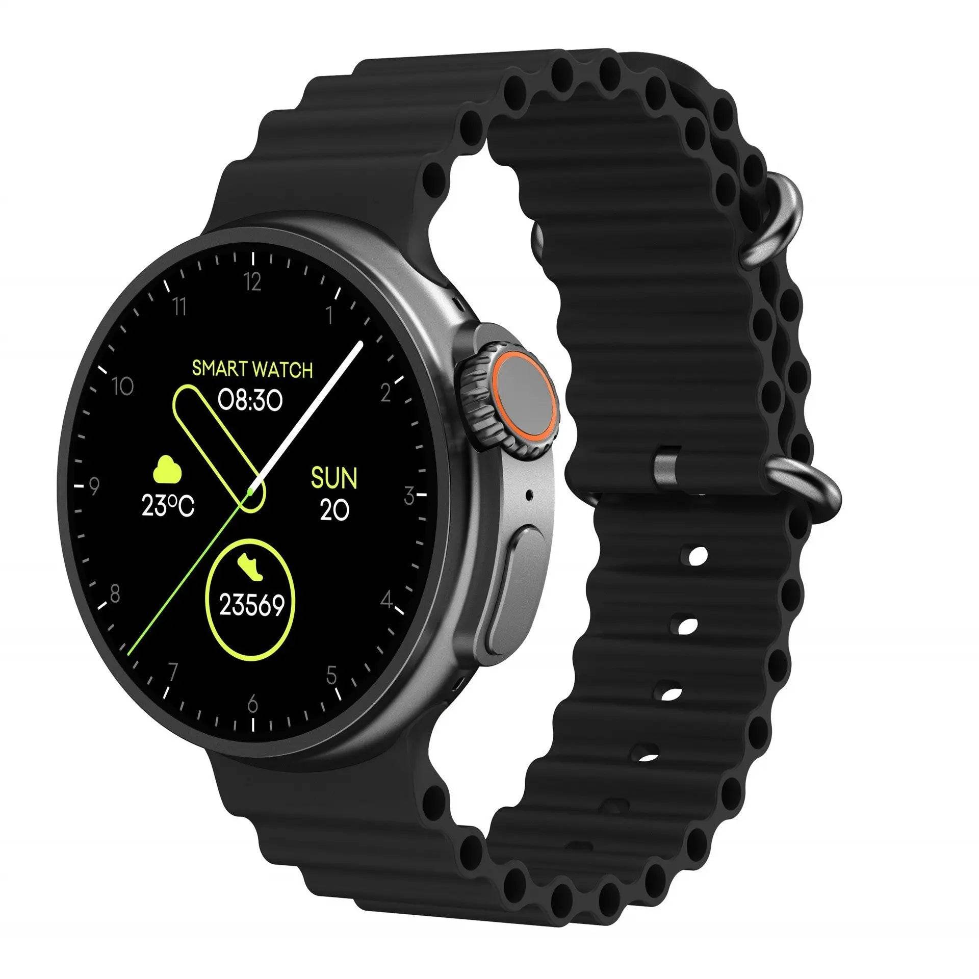 New K9 Smart Watch 1.39 Round Screen Encoder True Screw Clip Wireless Charging NFC Offline And Payment Function - ProTrendyz