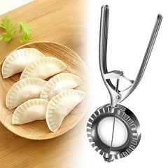 Kitchen Dumpling Mold Stainless Steel Dumpling Machine Pressing Home Baking Tool Skin Press Tool Dumpling Noodle Manual Kitchen Gadgets Dumpling Making Tools - ProTrendyz