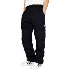 Men Pants Sweatpants Stretch Elastic Waist Jogger Sports Pants Drawstring Trousers Fashion Mens Clothing - ProTrendyz