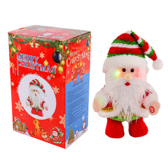 Christmas Glowing Music Electric Walking Elderly Ornament Decoration