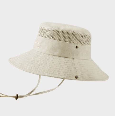 Solid Color Big Brim Sun Hat Outdoor Mountaineering Protection - ProTrendyz