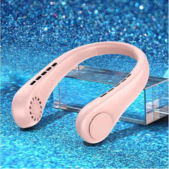 New Mini Neck Fan Portable Bladeless Hanging Neck Rechargeable Air Cooler Mini Summer Sports Fans - ProTrendyz