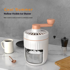 Hand-cranked Ice Shaving Machine Small Household Ice Crusher Hand-cranked Smoothie Machine Hail Ice Machine Kitchen Gadgets - ProTrendyz