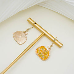 Halloween Earrings Cute Pumpkin Spooky Oil Drip Alloy Earrings Jewelry - ProTrendyz