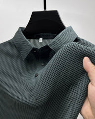Mesh Ice Silk Short Sleeve T-shirt Mens Clothing - ProTrendyz