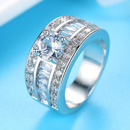 Fashion Jewellery Sumptuous Creative Trend Zircon Claw Heart Arrow Female Adjustable Size Ring Vintage Party Rings For Girls Fashion Jewellery Sumptuous Creative Trend Zircon Claw Heart Arrow Femal - ProTrendyz