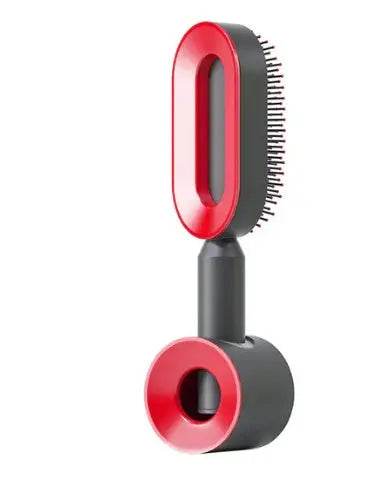 Self Cleaning Hair Brush For Women One-key Cleaning Hair Loss Airbag Massage Scalp Comb Anti-Static Hairbrush - ProTrendyz