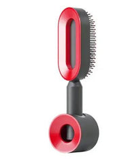Self Cleaning Hair Brush For Women One-key Cleaning Hair Loss Airbag Massage Scalp Comb Anti-Static Hairbrush - ProTrendyz