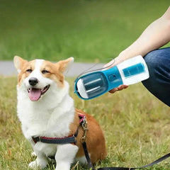 Dog Water Cup Drinking Food Garbage Bag Three-in-one Portable Small Multi-functional Pet Cups Pets Supplies - ProTrendyz