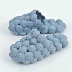 New Summer Fashion Massage Mesh Bubble Bathroom Slides Home Indoor Anti-Skid Shoes - ProTrendyz