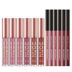 Lip Liner And Lipstick Makeup 12 Pcs Set 6 Matte Lipstick 6 Lip Liner Pens Waterproof Long Lasting Matte Lipstick Beauty Cosmetics Makeup Gift For Girls Lipstick Set - ProTrendyz