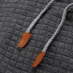 Men's Jacquard Sweater Long-sleeved Hoodie Warm Color Hooded Sweatshirt Jacket - ProTrendyz