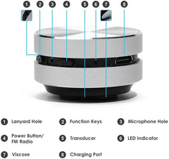 Bone Conduction Wireless Bluetooth Speaker Tws Black Technology Magnetic Portable - ProTrendyz