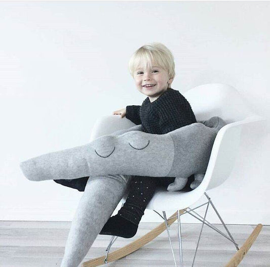 Cute Long Pillow For Kids Stuffed Toys Plush Baby Bumper Crib Bed Protector Cotton Sofa Cushion Kids Room Decor - ProTrendyz