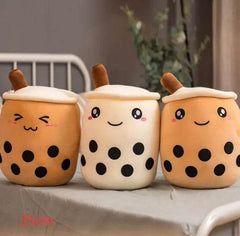 Cute Fruit Drink Plush Stuffed Soft Strawberry Milk Tea Plush Boba Tea Cup Toy Bubble Tea Pillow Cushion Kids Gift US - ProTrendyz