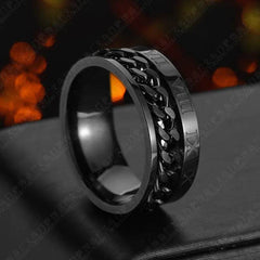 Roman Letter Rotatable Chain Rings Men Digital Titanium Steel RingFor Couple High Quality Multifunctional Bottle Opener Ring Spinner Jewelry Punk Gifts US - ProTrendyz