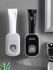 Wall Mounted Automatic Toothpaste Holder Bathroom Accessories Set Dispenser - ProTrendyz